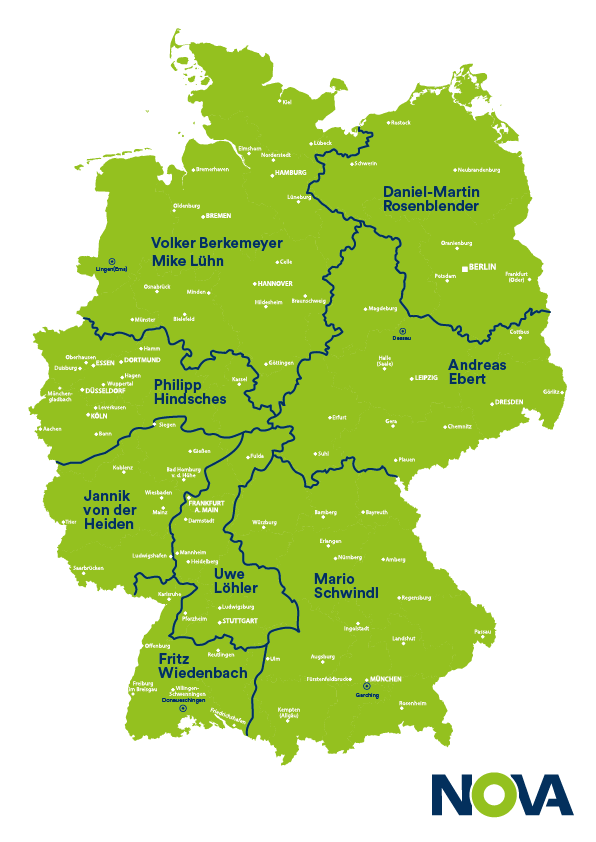 Aussendienstkarte Nova